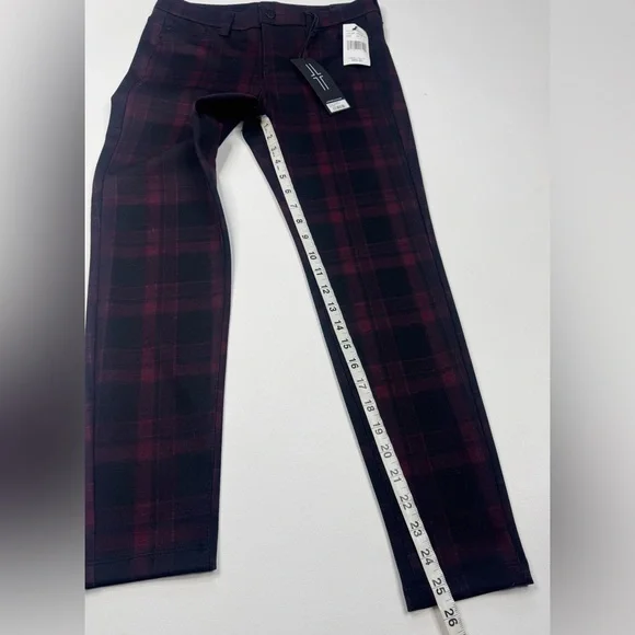 NWT Liverpool Jeans Stretch Plaid Ponte Pants Womens Size 6 Petite - Picture 10 of 12
